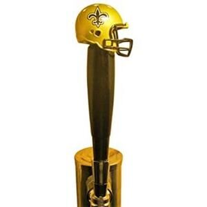 New Orleans Saints Beer Tap Handle Team Football Keg Black Wood Super Bowl